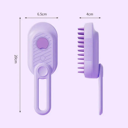 💜 Purple Steamy Brush™ – El baño sin estrés