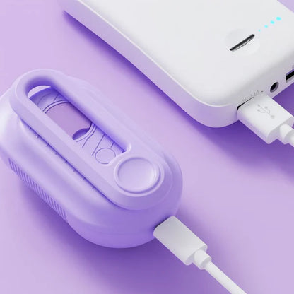 💜 Purple Steamy Brush™ – El baño sin estrés