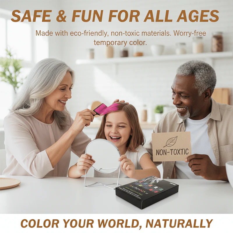 🎅 Preventa de Navidad – 50% DTO ✨ Tiza de Color Temporal para Cabello | Cruelty-Free