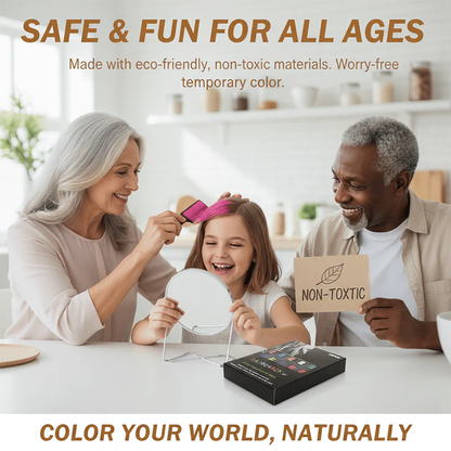 🎅 Preventa de Navidad – 50% DTO ✨ Tiza de Color Temporal para Cabello | Cruelty-Free