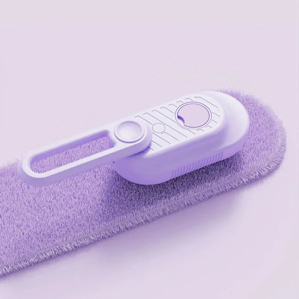 💜 Purple Steamy Brush™ – El baño sin estrés