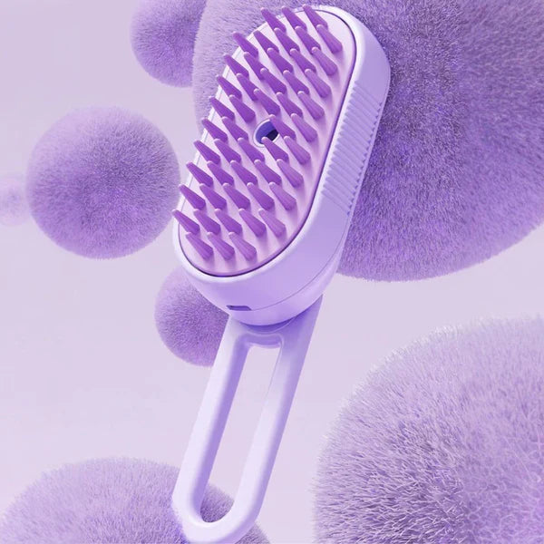 💜 Purple Steamy Brush™ – El baño sin estrés