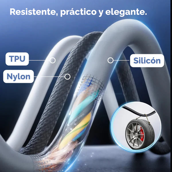 MagicBolt: Cable de carga ultrarápida 4 en 1